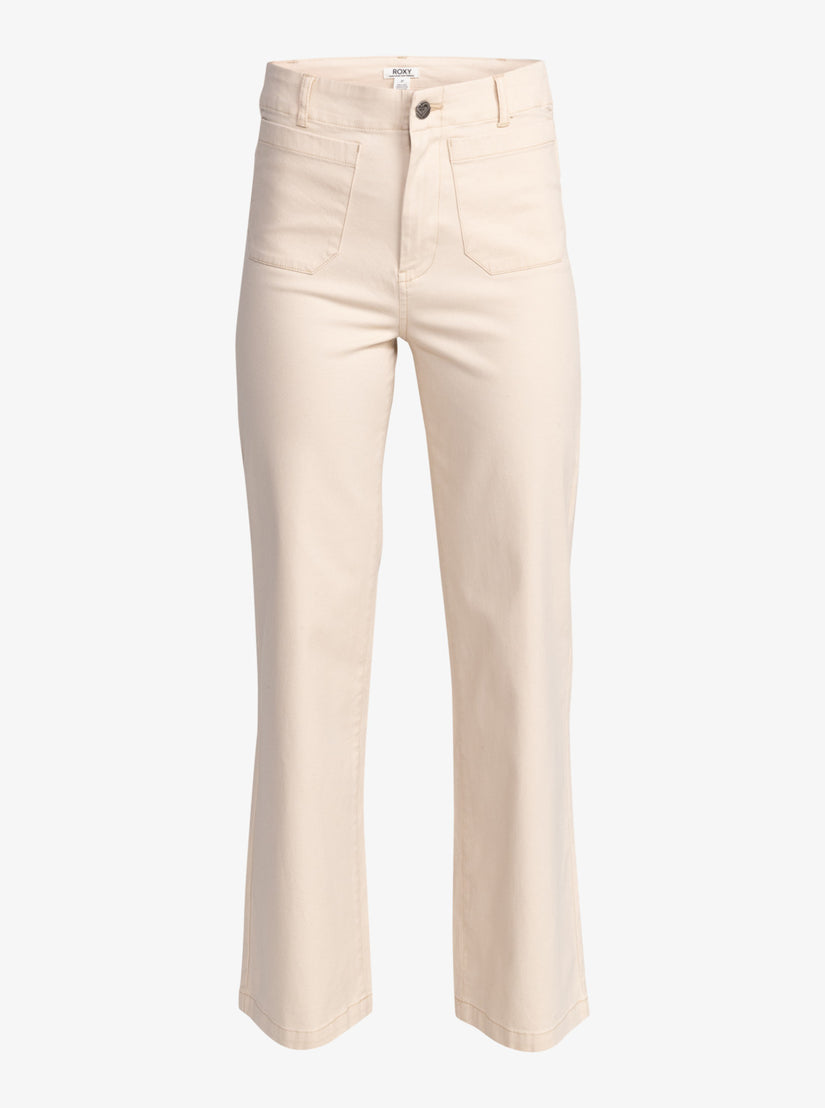 Women Roxy® Coastal Cruiser Wide Leg Pants White | JWRO-76254