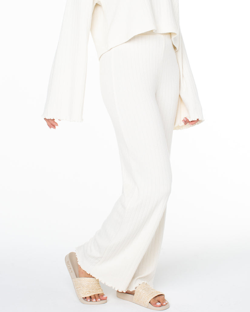 Women Roxy® Cool Serenity Fleece Pants White | UPXE-14279