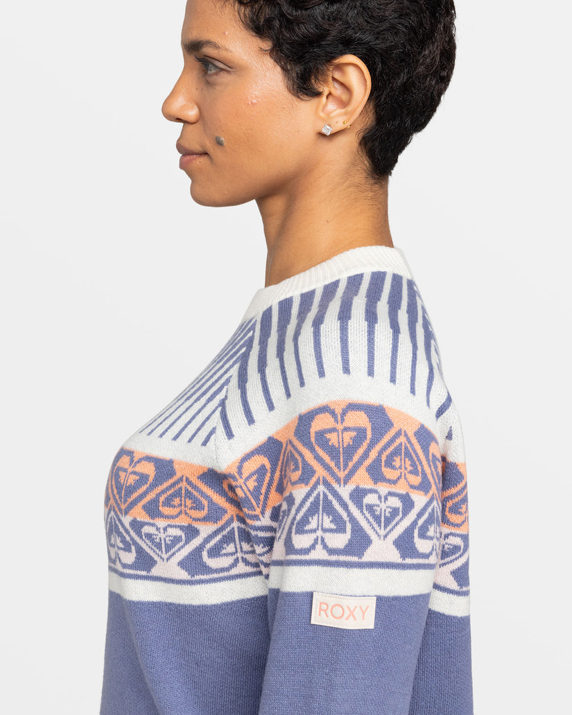 Women Roxy® Cozy Sound Sweaters Blue | LOKA-18076