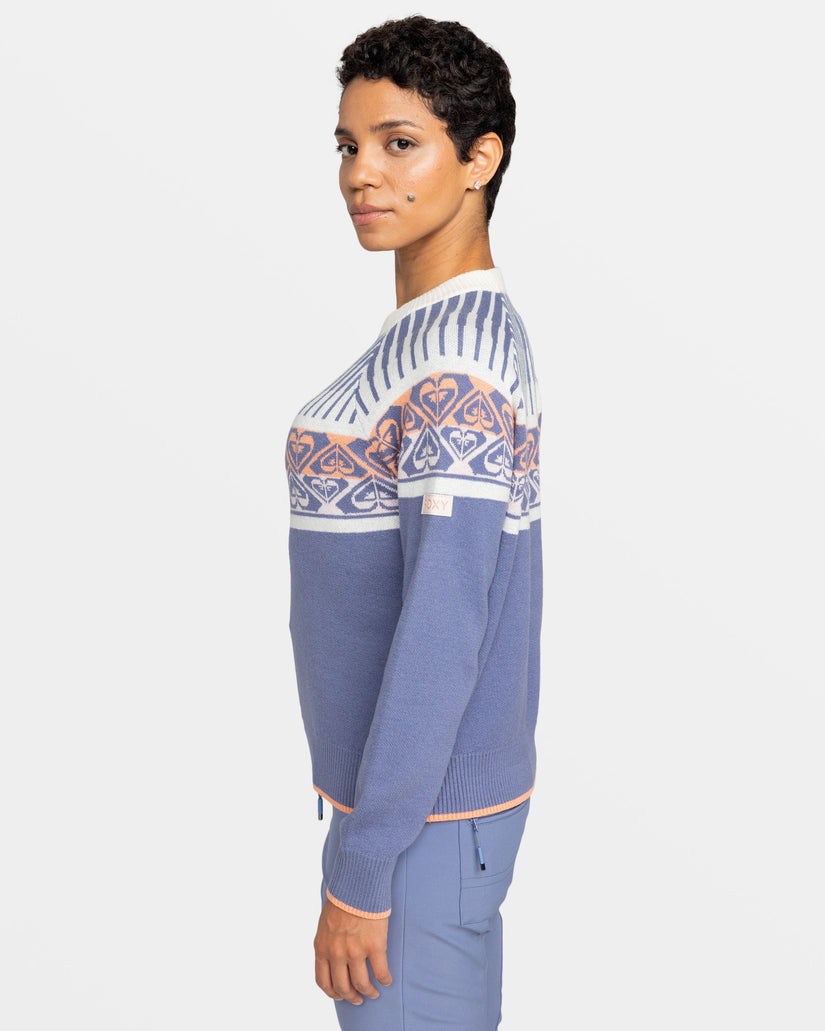 Women Roxy® Cozy Sound Sweaters Blue | LOKA-18076