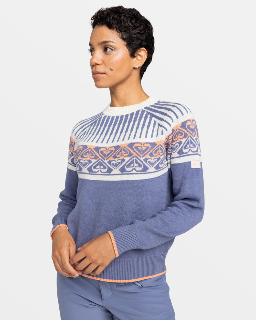 Women Roxy® Cozy Sound Sweaters Blue | LOKA-18076