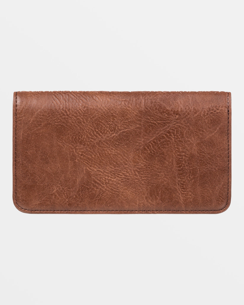 Women Roxy® Crazy Wave Bi-Fold Wallet Brown | QYIW-09135