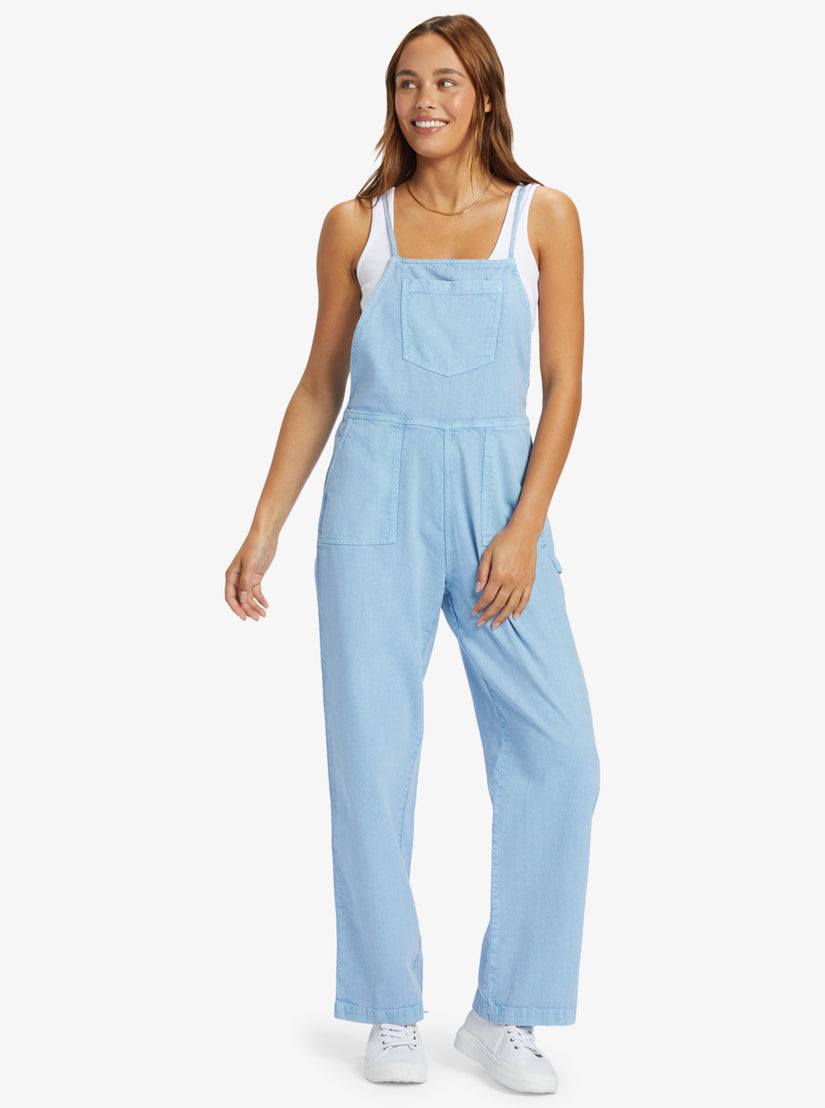 Women Roxy® Crystal Coast Overalls Blue | AJLZ-30241