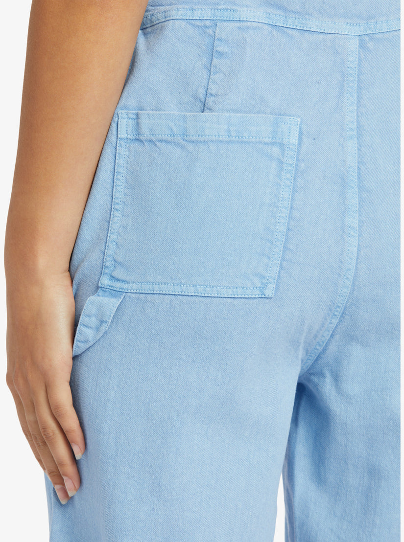 Women Roxy® Crystal Coast Overalls Blue | AJLZ-30241