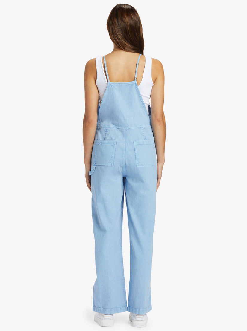 Women Roxy® Crystal Coast Overalls Blue | AJLZ-30241