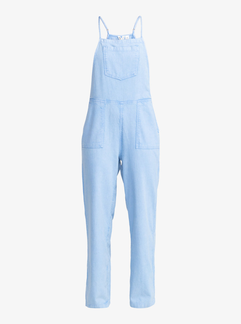 Women Roxy® Crystal Coast Overalls Blue | AJLZ-30241