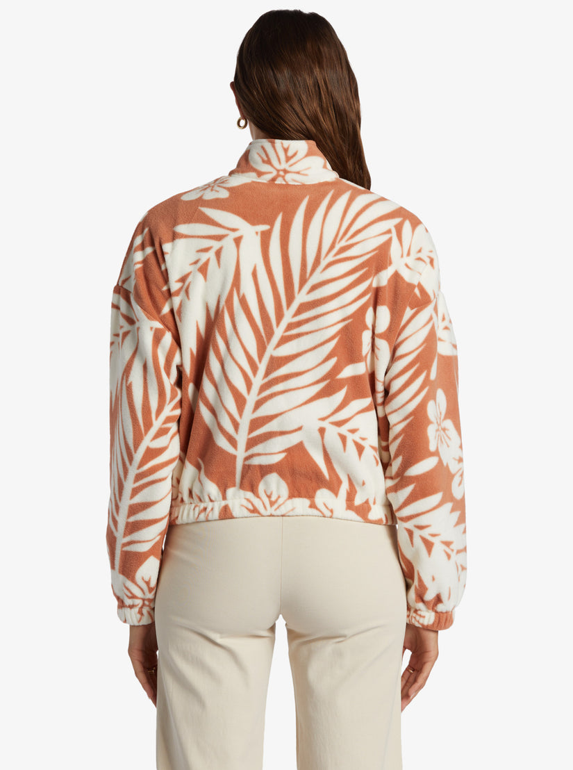 Women Roxy® Dawn To Dusk Zip-Up Sweaters Brown | TJCA-47093