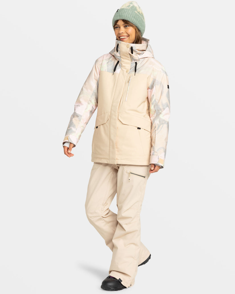 Women Roxy® Dawnrae Parka Jackets Cream | WRPE-74869