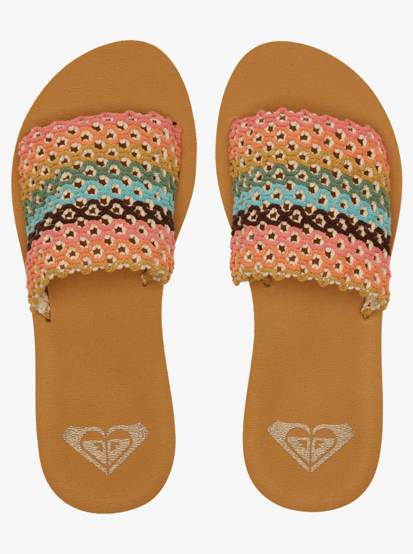 Women Roxy® Dayzie Slide Sandals Multicolor | DJXY-40612