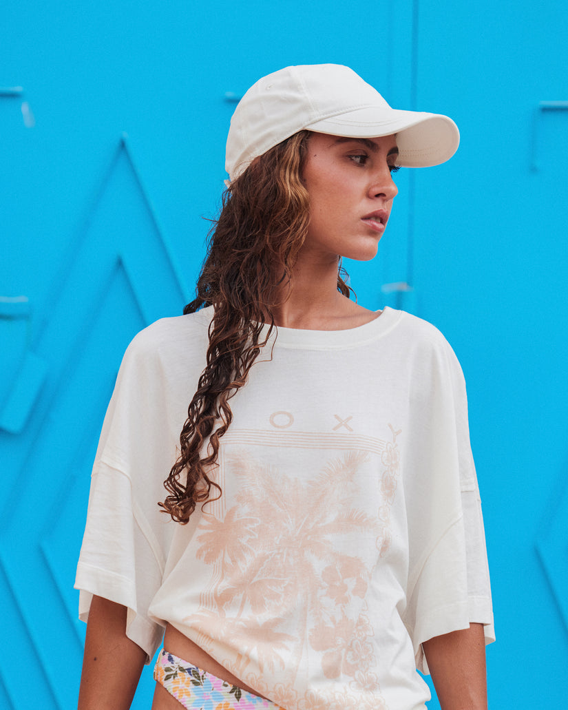 Women Roxy® Dear Believer Baseball Hats White | NWMX-98436