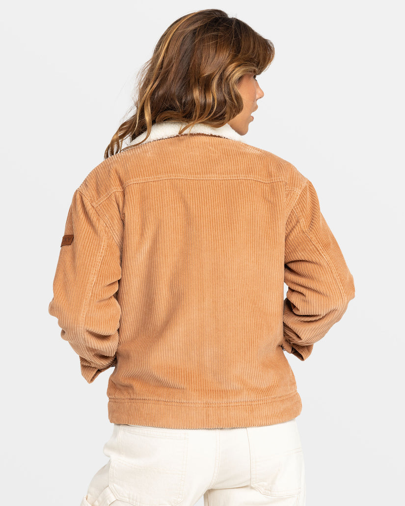 Women Roxy® Desert Spirit Corduroy Jackets Brown | TLHI-95813