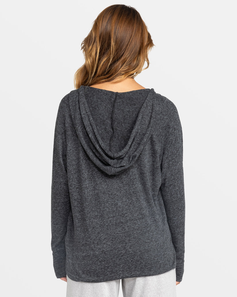 Women Roxy® Destination Surf Hoodie Dark Grey | CHTS-07362