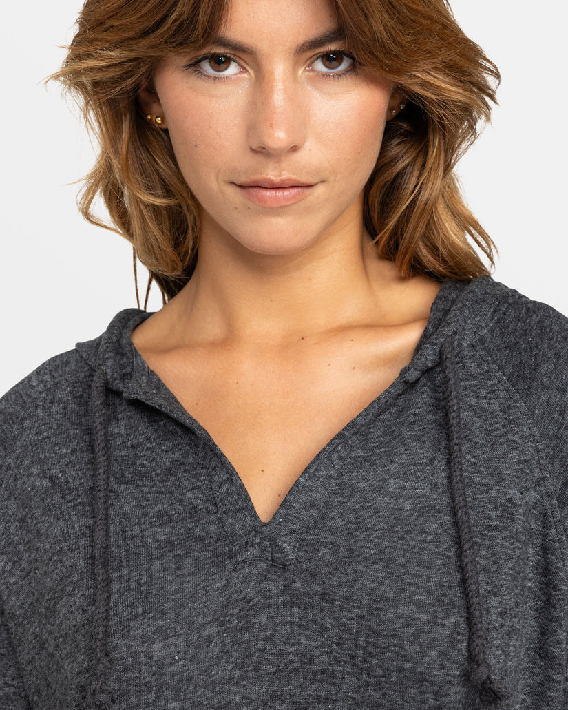 Women Roxy® Destination Surf Hoodie Dark Grey | CHTS-07362