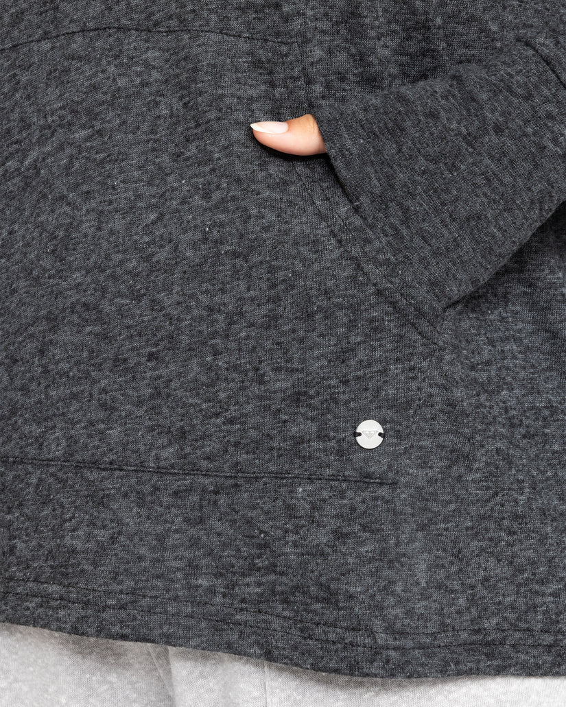 Women Roxy® Destination Surf Hoodie Dark Grey | CHTS-07362