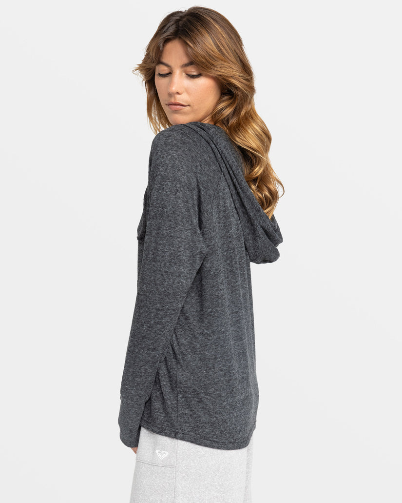 Women Roxy® Destination Surf Hoodie Dark Grey | CHTS-07362