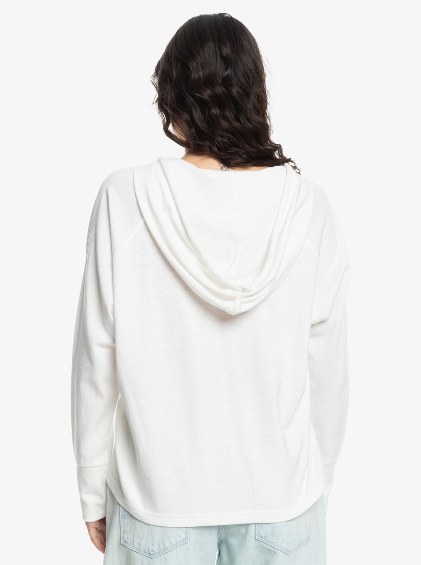 Women Roxy® Destination Surf Long-Sleeve Hooded Tops White | OYEH-31549