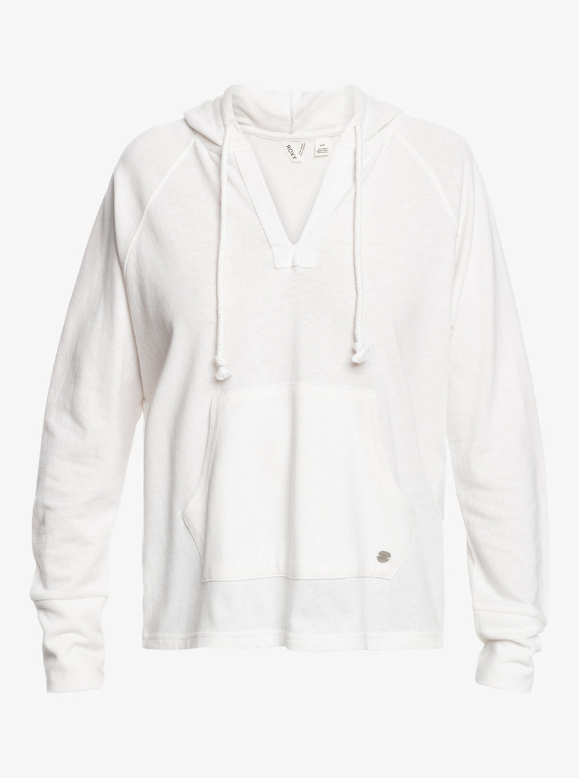 Women Roxy® Destination Surf Long-Sleeve Hooded Tops White | OYEH-31549
