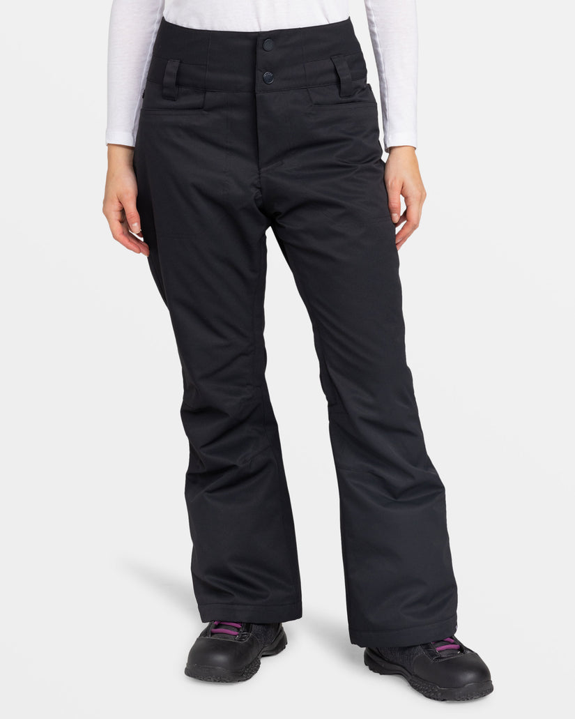 Women Roxy® Diversion Snowboard Pants Black | IZOB-03172