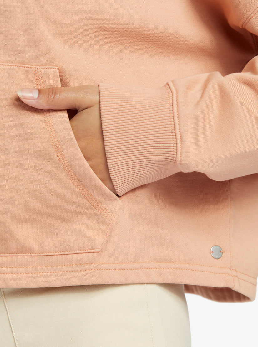 Women Roxy® Drakes Cove Half-Zip Hoodie Pink | ECYB-34798