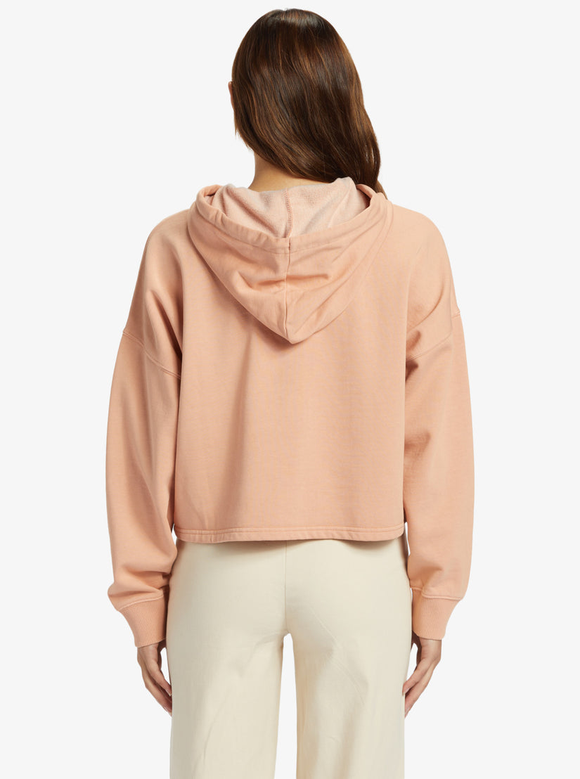 Women Roxy® Drakes Cove Half-Zip Hoodie Pink | ECYB-34798
