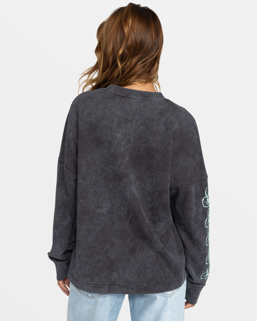 Women Roxy® East Side Long Sleeve Tops Dark Grey | XKWU-53481