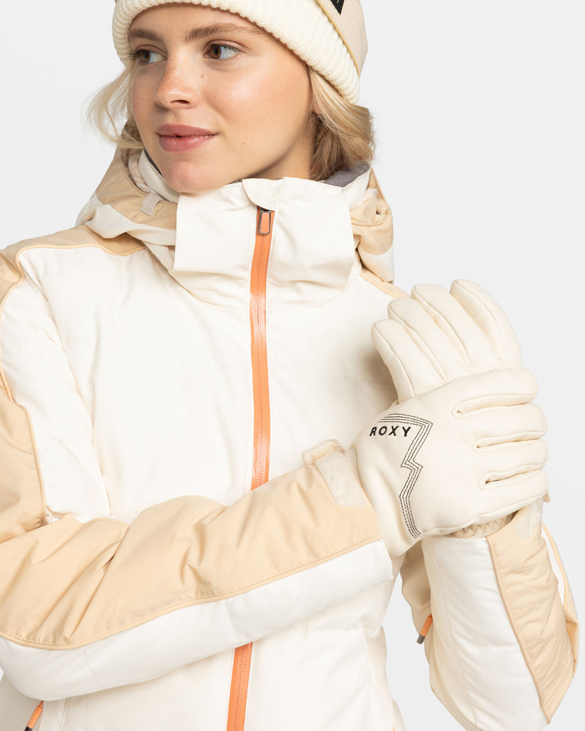 Women Roxy® Eaststorm Insulated Gloves Snow Gloves White | SZAO-78264