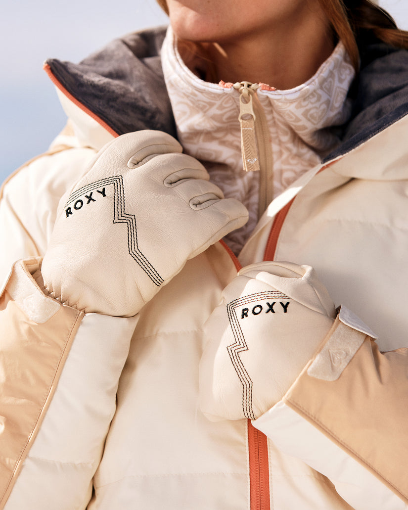 Women Roxy® Eaststorm Insulated Gloves Snow Gloves White | SZAO-78264