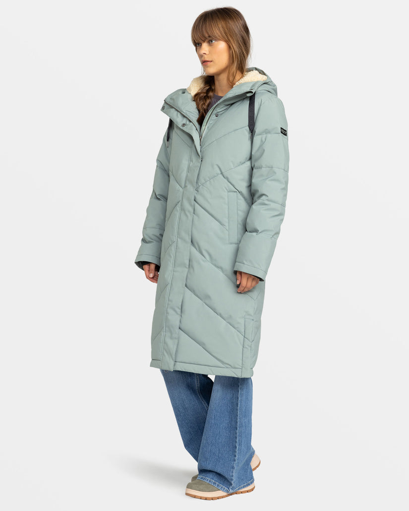 Women Roxy® Ellie Insulated Snowboard Jackets Blue | PQKE-15978