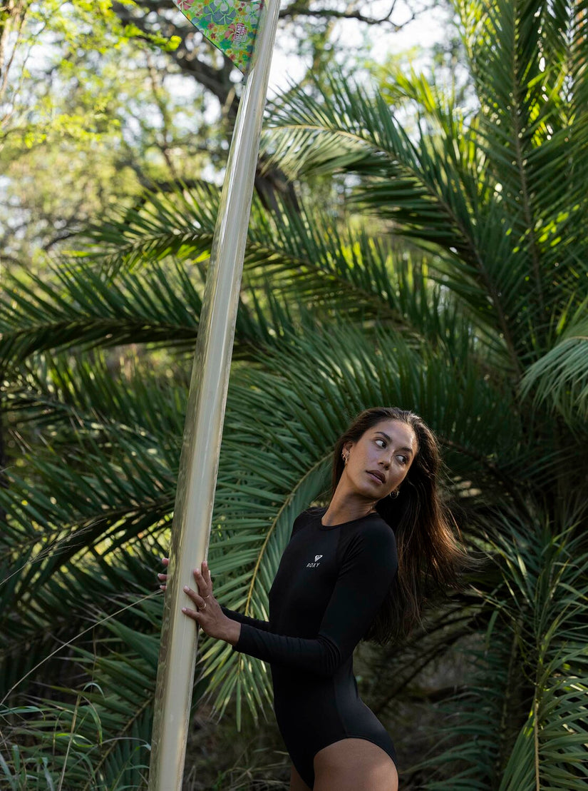 Women Roxy® Essentials Long Sleeve One-Piece Swimsuits Dark Grey | XUCK-67238