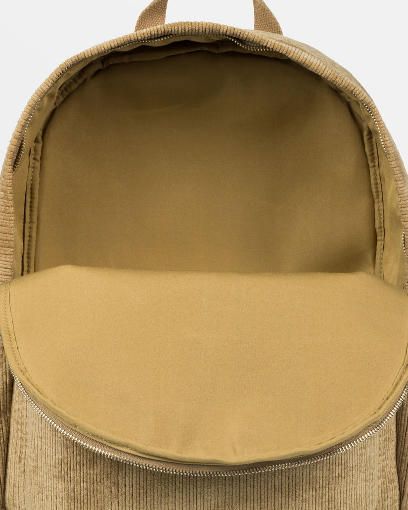 Women Roxy® Feeling Good Small Corduroy Backpack Green | KITH-45139