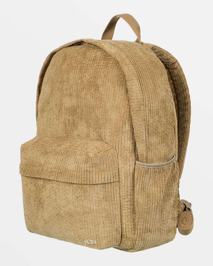 Women Roxy® Feeling Good Small Corduroy Backpack Green | KITH-45139
