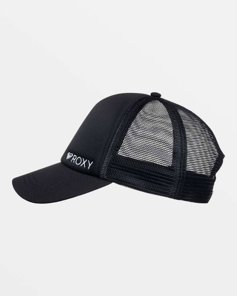 Women Roxy® Finishline Trucker Hats Black | BYVD-69352