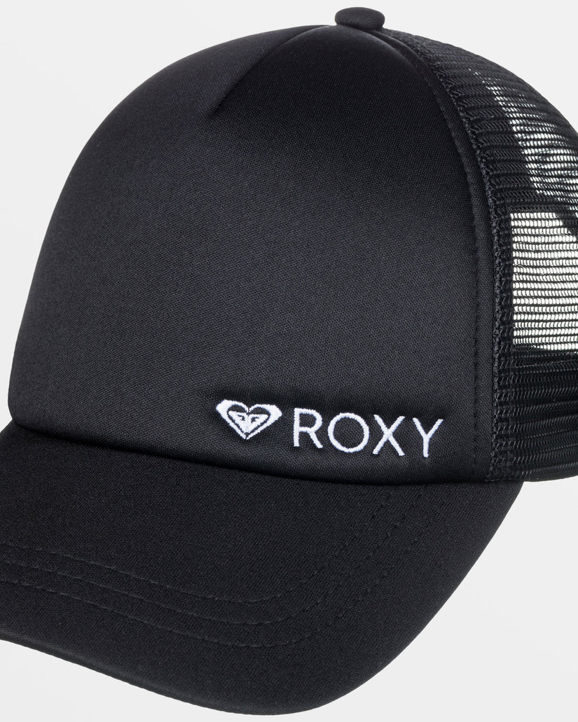 Women Roxy® Finishline Trucker Hats Black | BYVD-69352