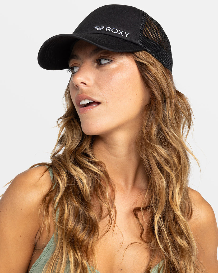 Women Roxy® Finishline Trucker Hats Black | BYVD-69352