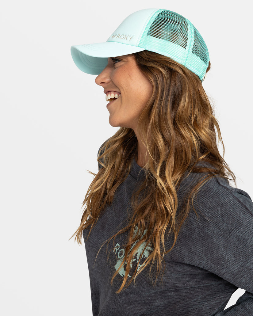 Women Roxy® Finishline Trucker Hats Turquoise | UWYT-90238