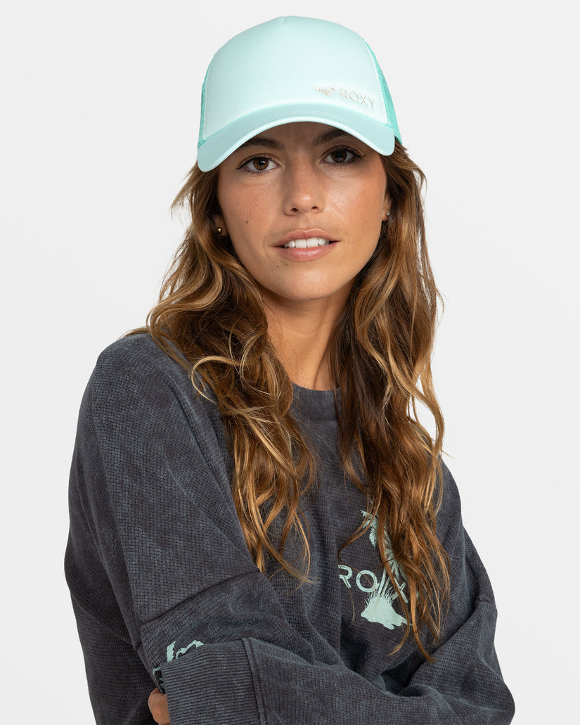 Women Roxy® Finishline Trucker Hats Turquoise | UWYT-90238