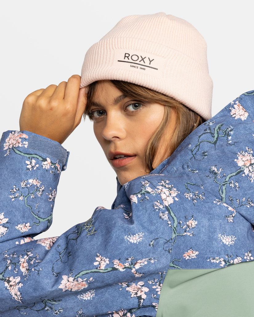 Women Roxy® Folker Rib Knit Beanie Pink | HCOT-89045