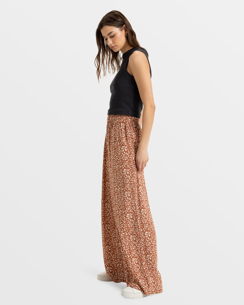 Women Roxy® Forever And A Day Wide Leg Pants Brown | XYAH-07892