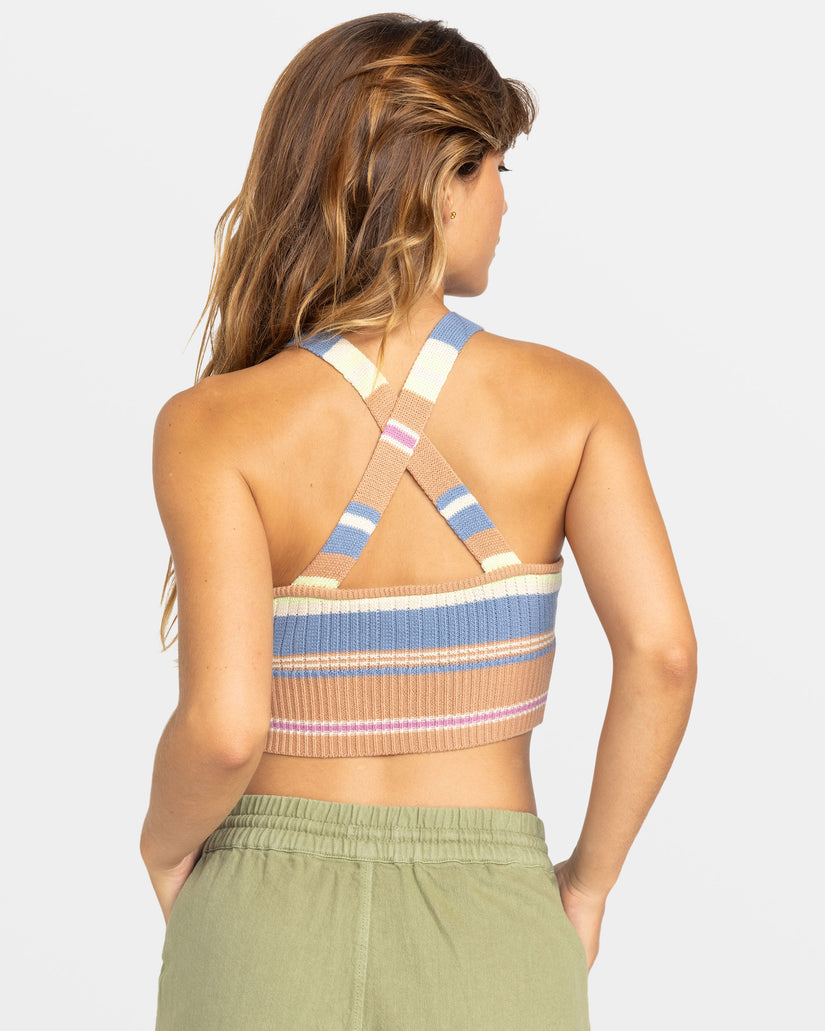 Women Roxy® Fresh Moon Cropped Tops Brown | PDCN-09164