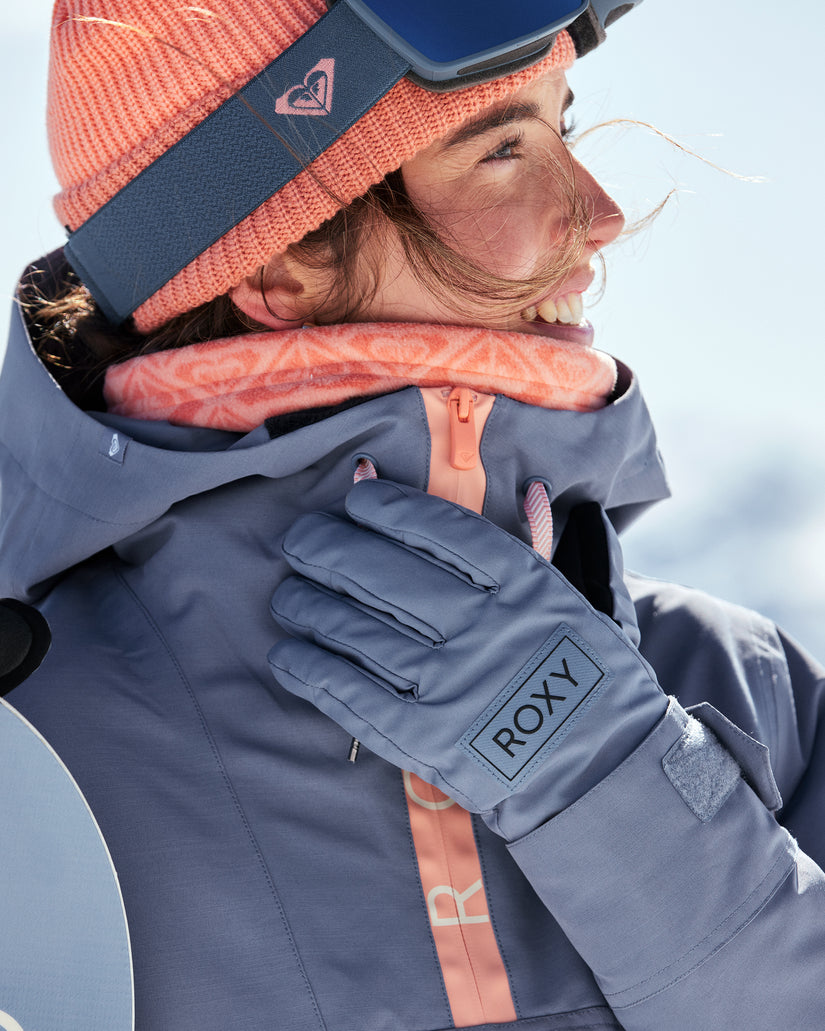 Women Roxy® Freshfield Insulated Gloves Snow Gloves Blue | FLMU-21490