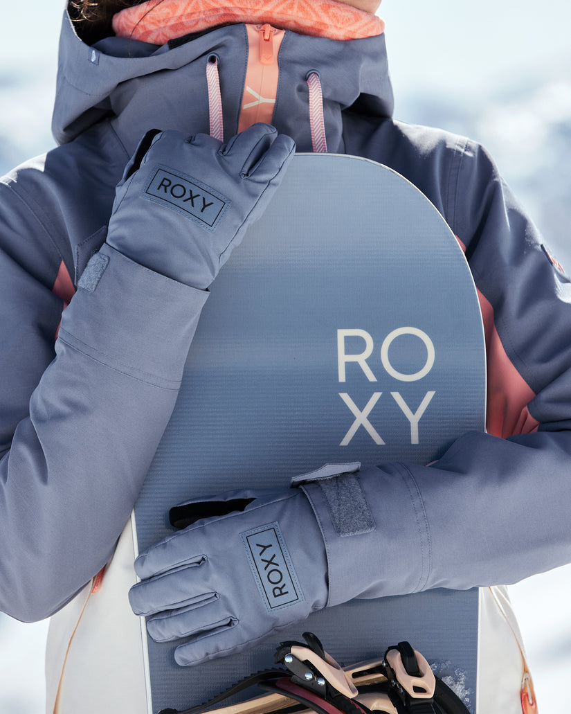 Women Roxy® Freshfield Insulated Gloves Snow Gloves Blue | FLMU-21490