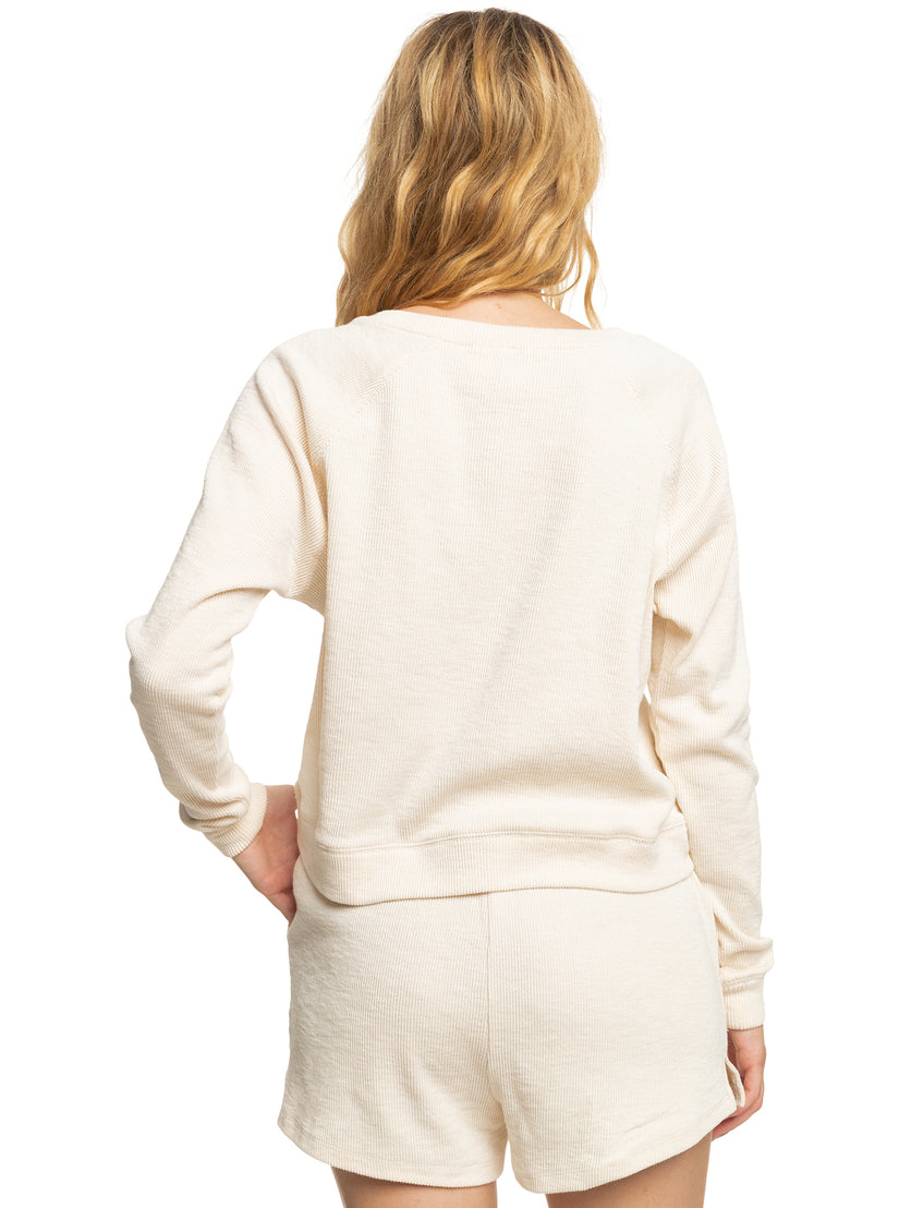 Women Roxy® Girl Next Door Long Sleeve Tops White | XMUK-79846