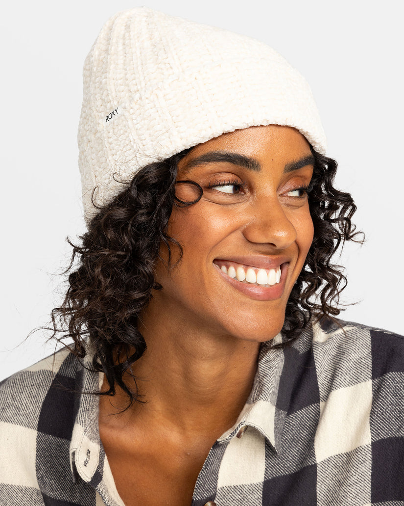 Women Roxy® Glitter Cookie Cuff Beanie White | XLMB-34615