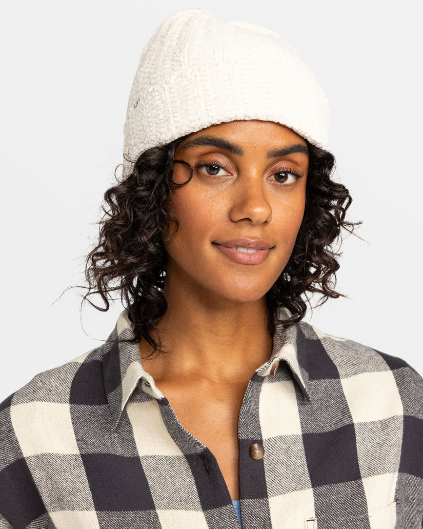 Women Roxy® Glitter Cookie Cuff Beanie White | XLMB-34615