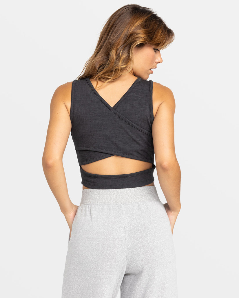 Women Roxy® Good Keepsake Crop Tops Black | UOBX-95372
