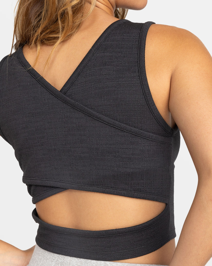 Women Roxy® Good Keepsake Crop Tops Black | UOBX-95372