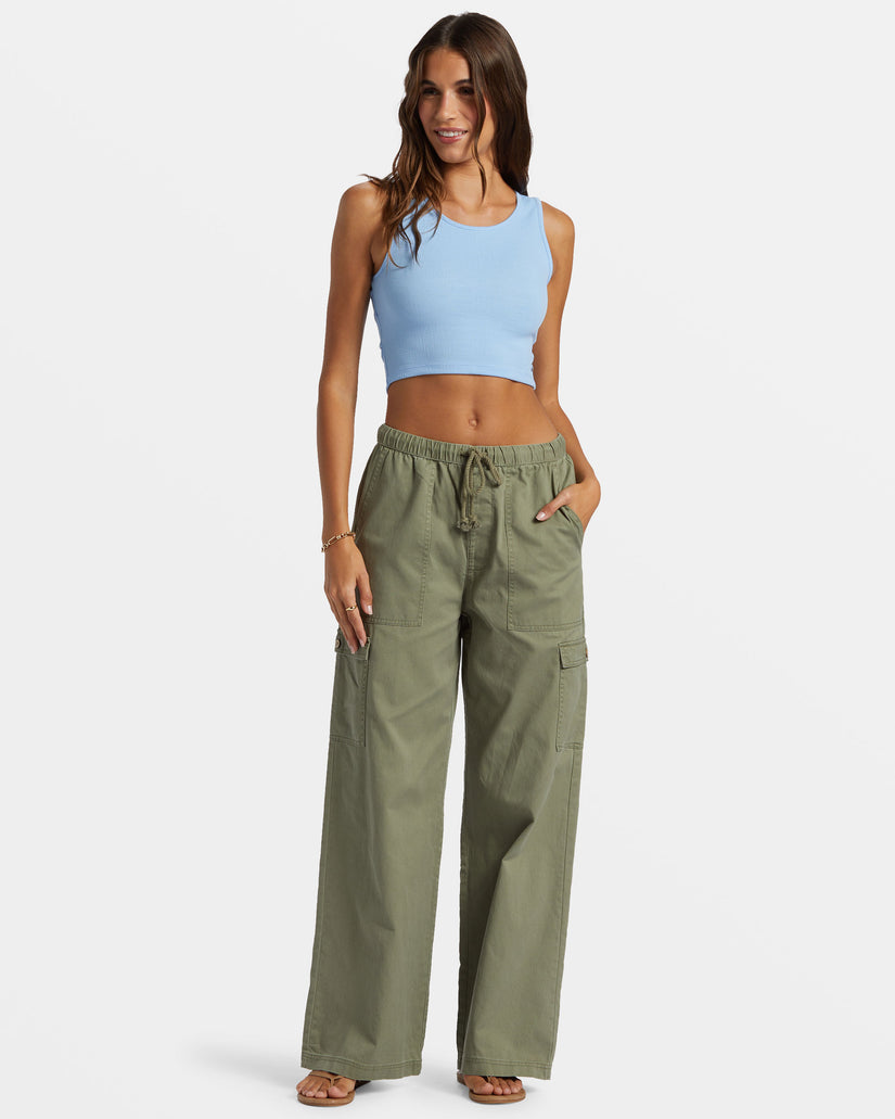 Women Roxy® Good Keepsake Crop Tops Blue | NLCM-82953