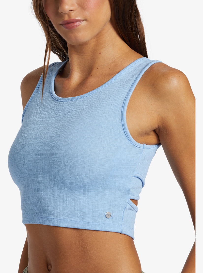 Women Roxy® Good Keepsake Crop Tops Blue | SFVM-54218