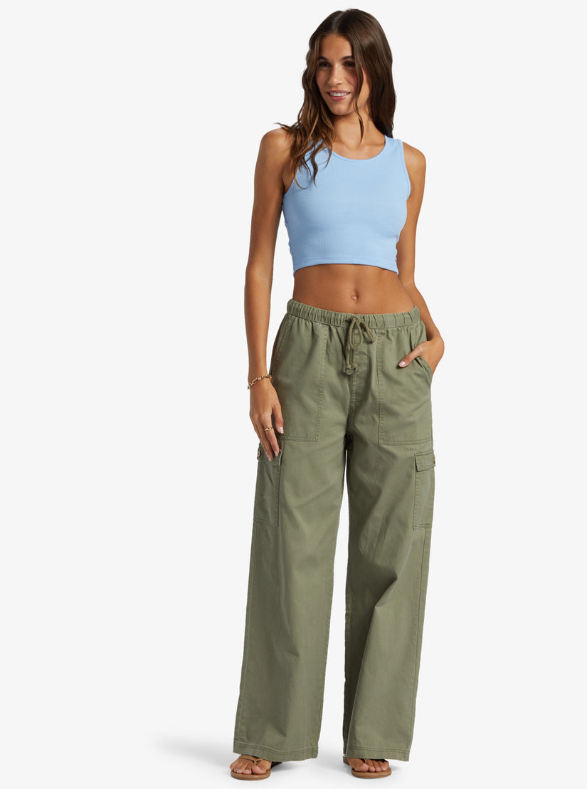 Women Roxy® Good Keepsake Crop Tops Blue | SFVM-54218