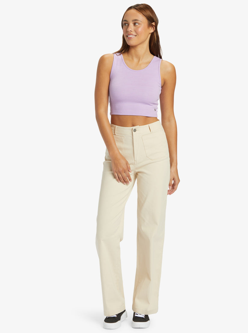 Women Roxy® Good Keepsake Crop Tops Purple | FHWM-81564
